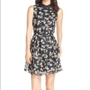 Erin Fetherston organza fit & flare dress 8 NWT--"Twee"